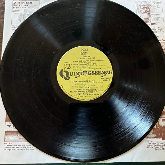 1978 Handel "The Water Music" Quint Essence Vinyl LP Vintage Record - Picture 7 of 7
